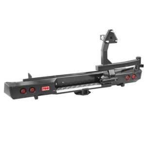 Бампер РИФ силовой задний Isuzu D-MAX (2012-2020) с квадратом под фаркоп