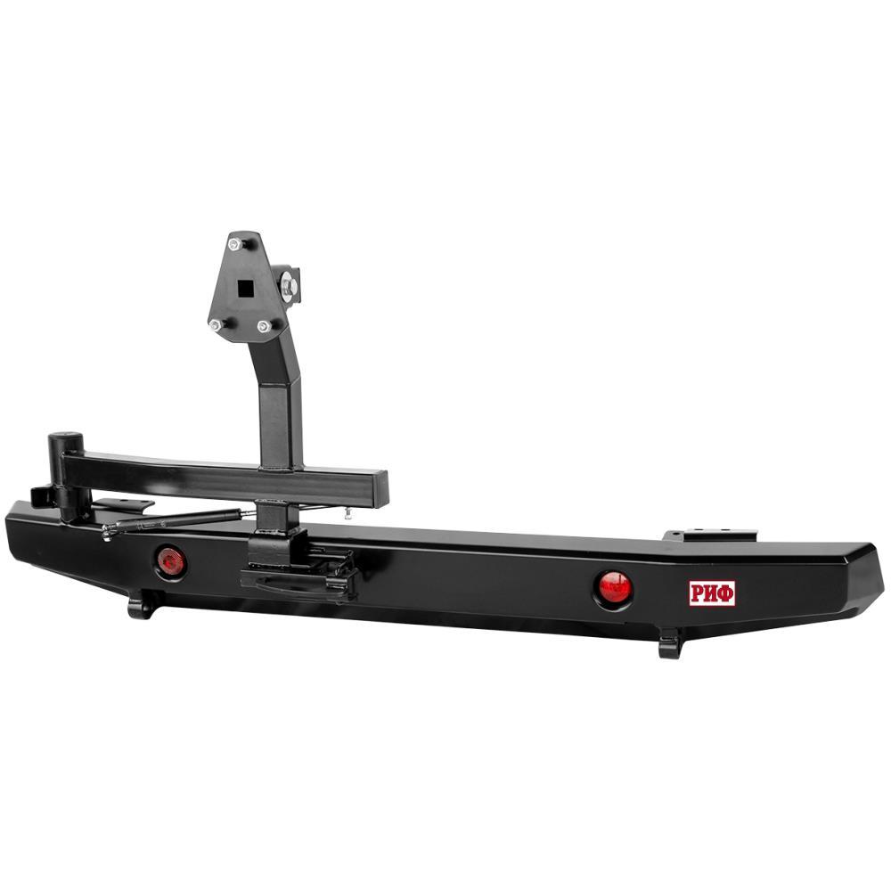 Бампер РИФ силовой задний УАЗ Хантер с фонарями