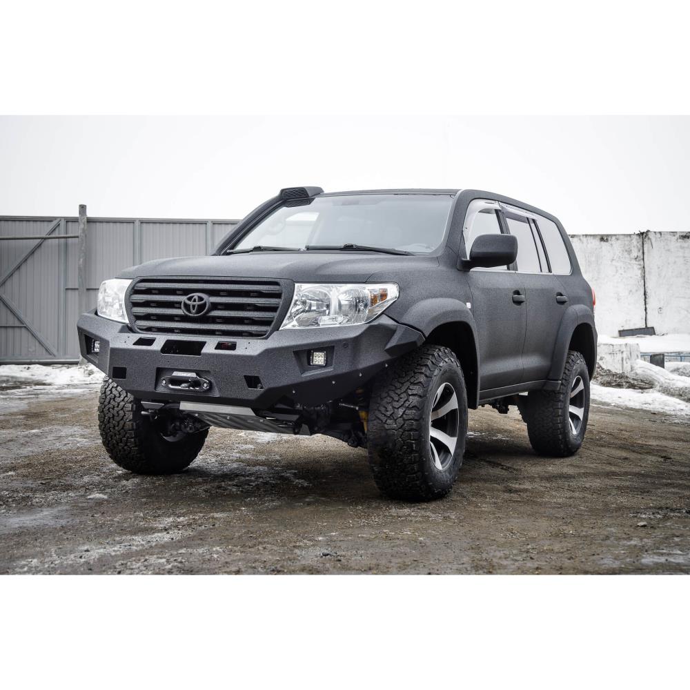 Бампер силовой передний Toyota Land Cruiser 200 2008-2015 птф