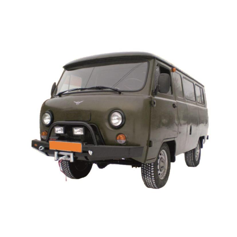 Бампер силовой передний УАЗ Буханка с дугой