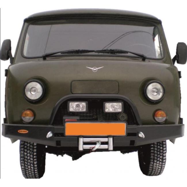 Бампер силовой передний УАЗ Буханка с дугой