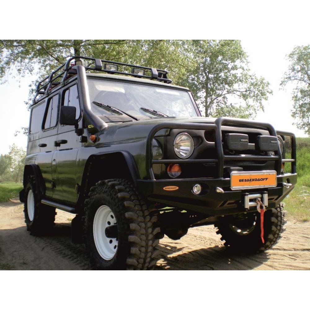 Бампер силовой передний УАЗ Хантер с кенгурином