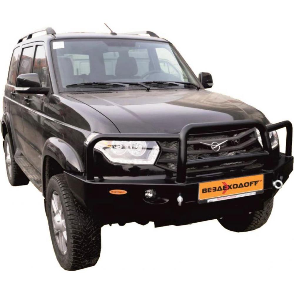 Бампер силовой передний УАЗ Патриот 2015 с кенгурином