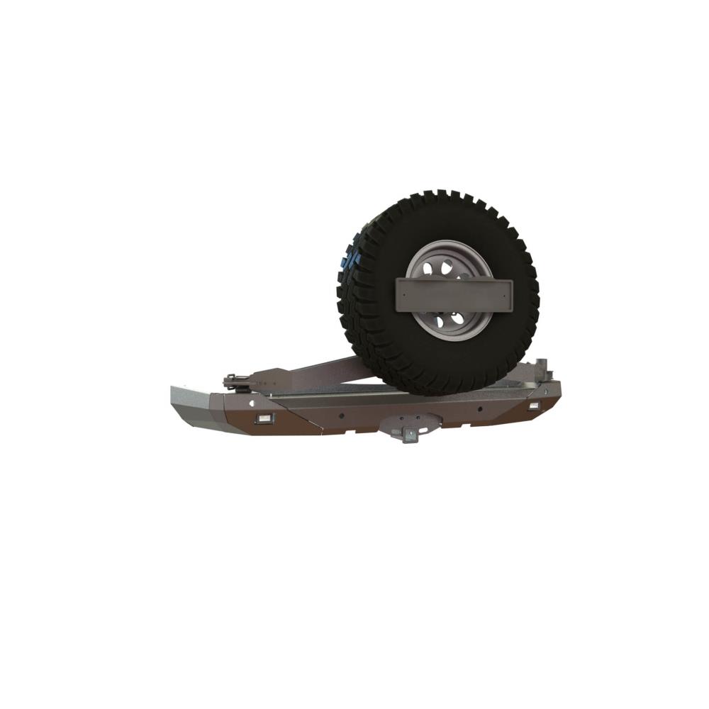 Бампер силовой задний Toyota Land Cruiser 200 2008-2015 квадрат