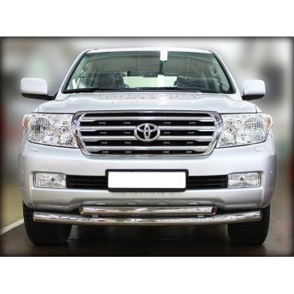 Дуга передняя по низу бампера d-76+60 радиусная двойная (LCN2012_4.1)