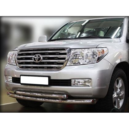 Дуга передняя по низу бампера d-76+60 радиусная двойная (LCN2012_4.1)