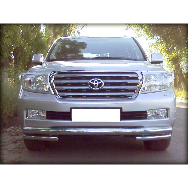 Дуга передняя по низу бампера d-76+60 радиусная двойная (LCN_3.1.1)