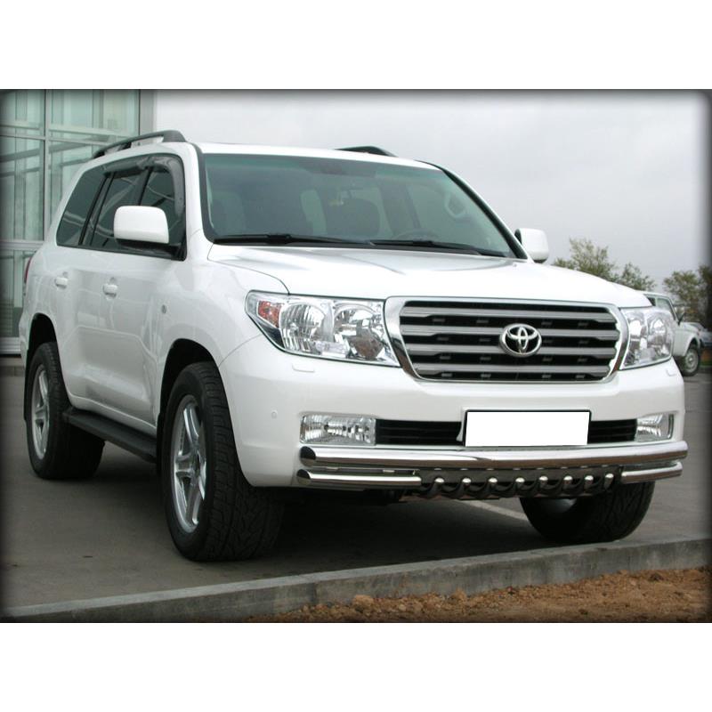 Дуга передняя по низу бампера d-76+60 радиусная с доп. защитой картера d-43 (LCN_3.1)