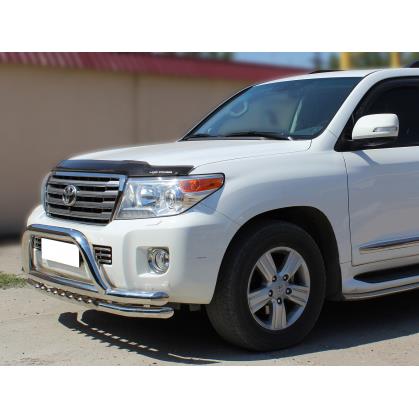 Дуга передняя по низу бампера d-76+60 радиусная с доп. защитой картера d-43 с доп.дугой (LCN2013_3.2)