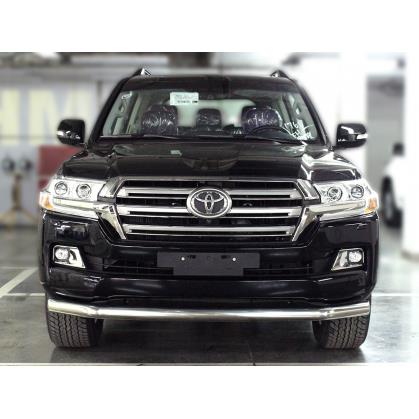 Дуга передняя по низу бампера радиусная d-76 с подгибами (LCN2015_4.2)