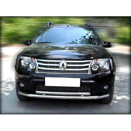 Дуга передняя по низу бампера радиусная двойная d-60+53 (RD_1.1)