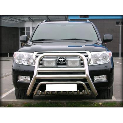 Дуга передняя высокая d-76 (перемычки 60) с доп. защитой картера d-43 (LCN2012_1)