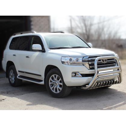 Дуга передняя высокая d-76 (перемычки 60) с доп. защитой картера d-43 (LCN2015_1)