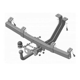 Фаркоп Motodor Chevrolet Niva 2002-2020; Lada Niva Travel 2021-н.в. (оцинк. Шар)