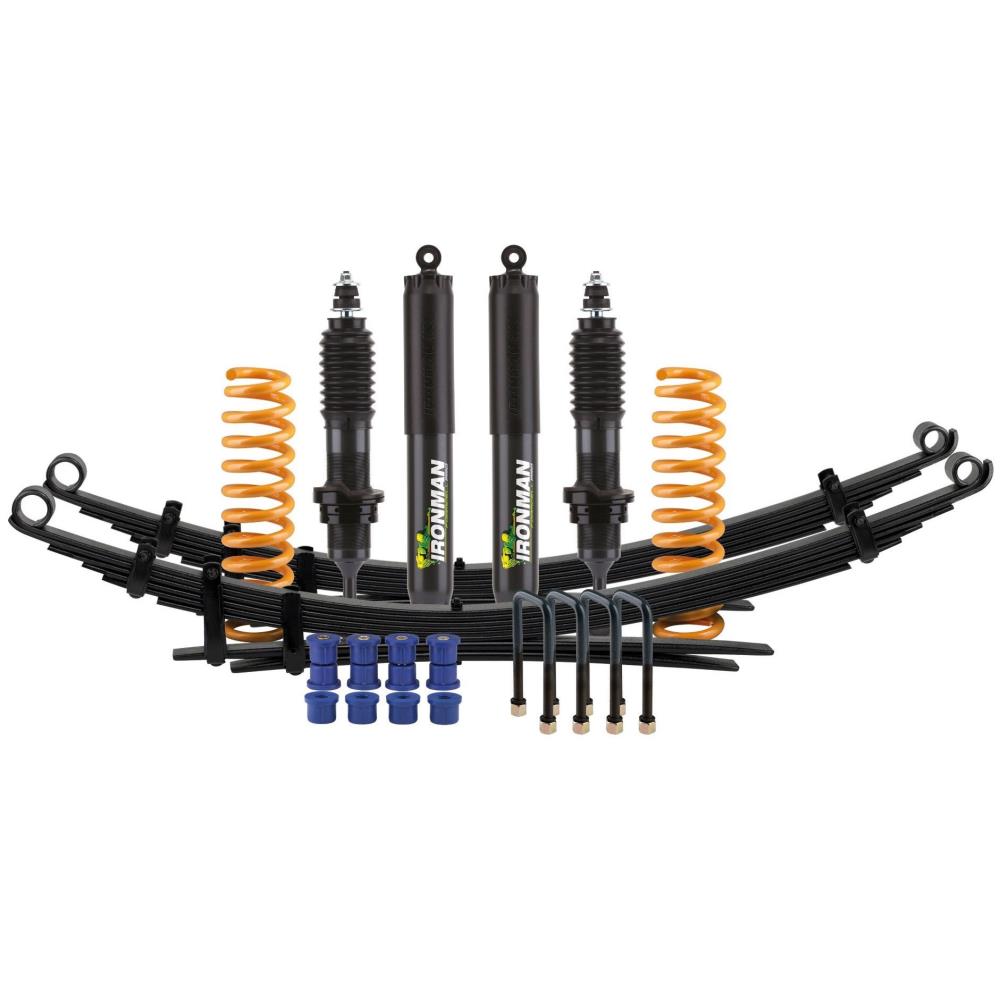Комплект подвески Ironman Isuzu D-MAX амортизаторы усиленные масляные Foam Cell Pro нагрузка перед до 50 кг зад до 200 кг лифт 30 мм
