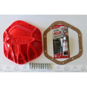 Крышка редуктора УАЗ усиленная мост Спайсер с крепежом (красная)