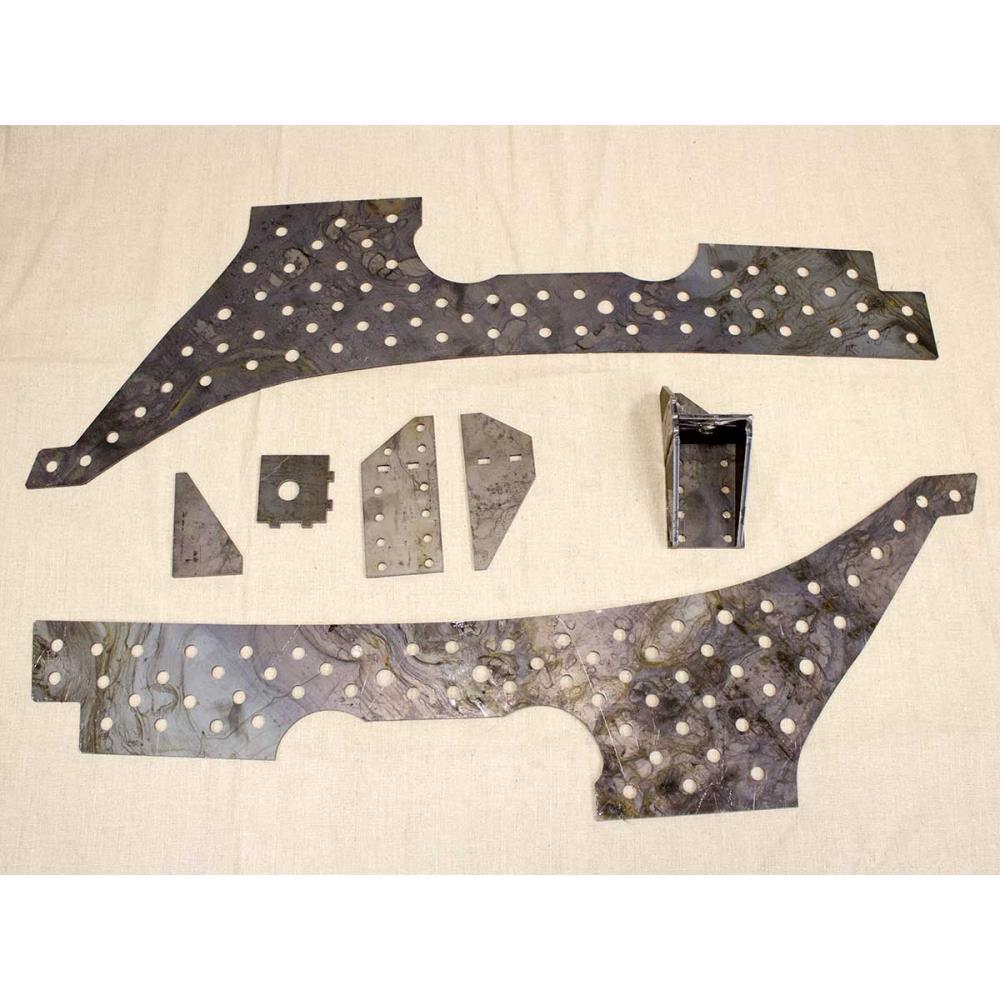 Накладка лонжерона Нива 3.0 в комплекте кронштейны под аммортизатор