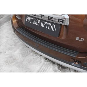 Накладка на задний бампер Вариант 2 Renault Duster 2010-2014 (I поколение)