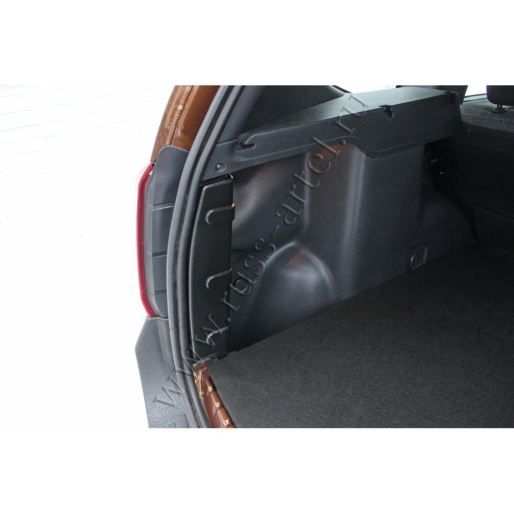 Накладки на боковые стойки багажника Renault Duster 2015-2020 (I рестайлинг)