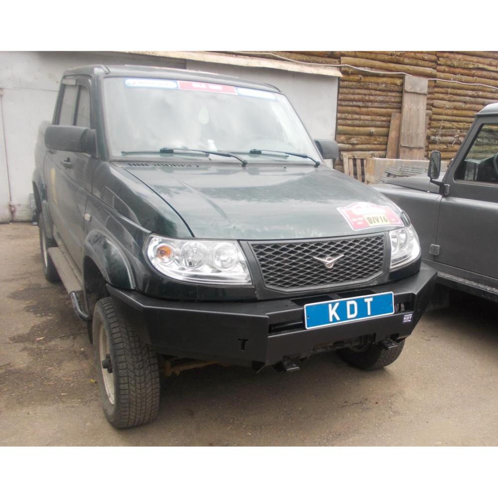 Передний силовой бампер без кенгурина "Спорт" - УАЗ Патриот