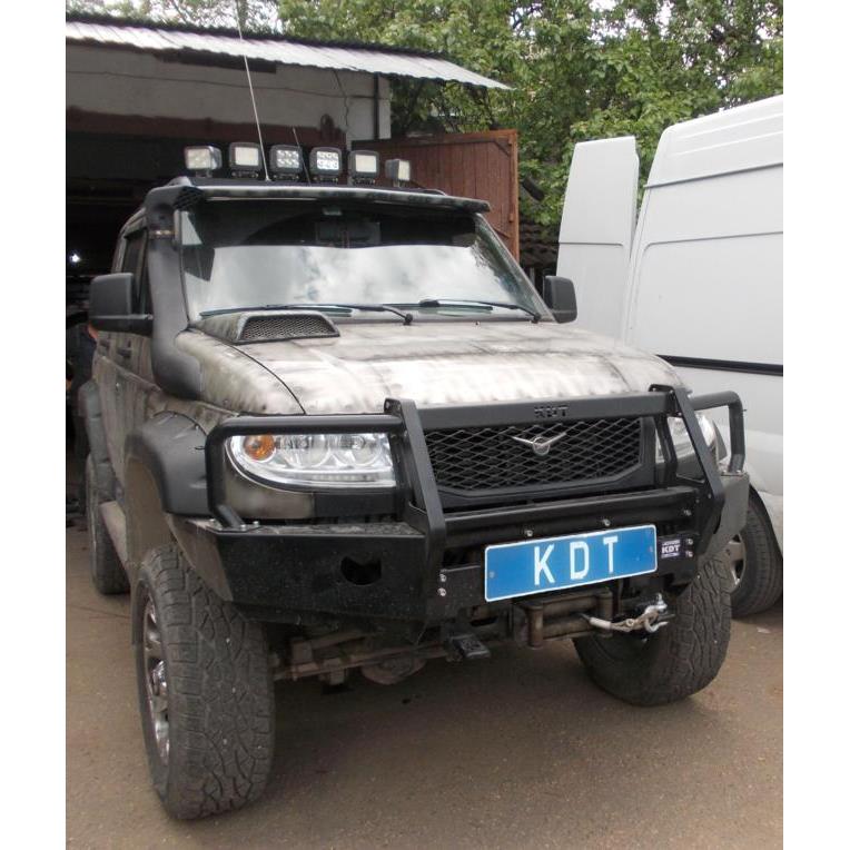 Передний силовой бампер со съемным кенгурином - УАЗ Патриот