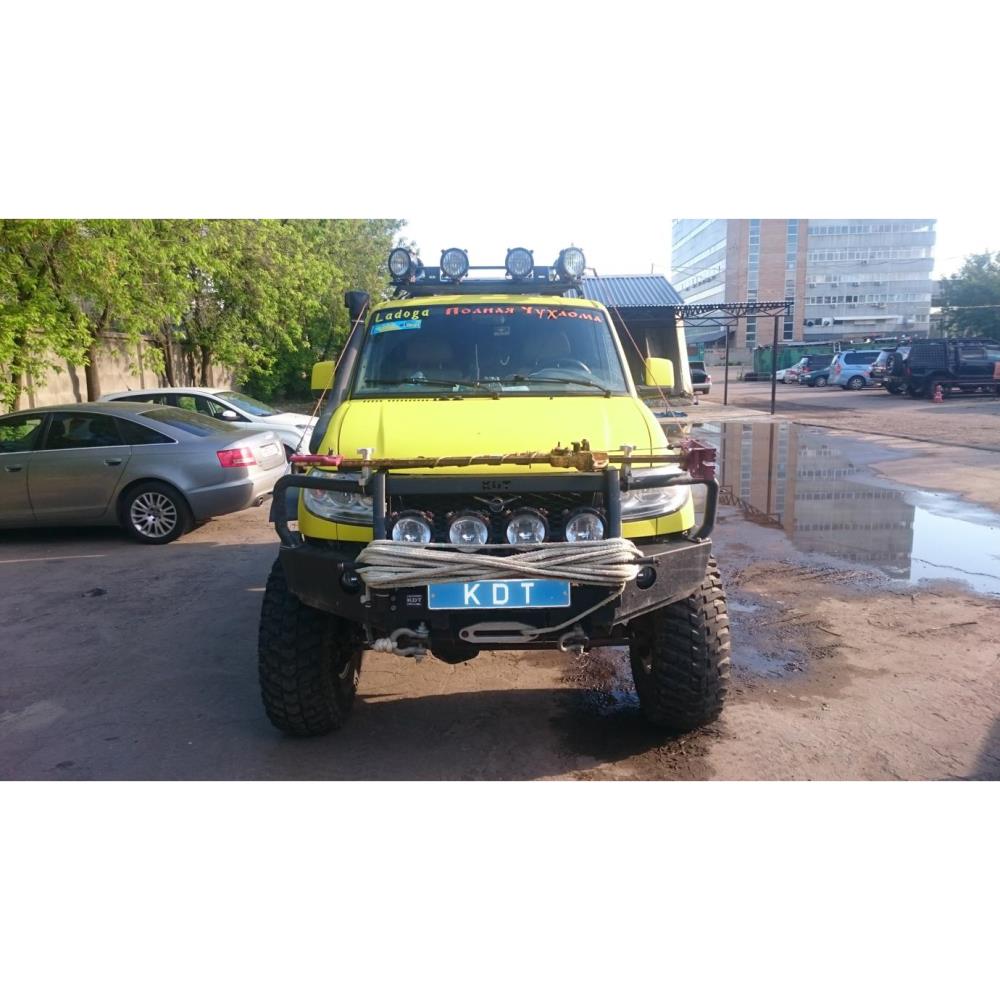 Передний силовой бампер со съемным кенгурином - УАЗ Патриот