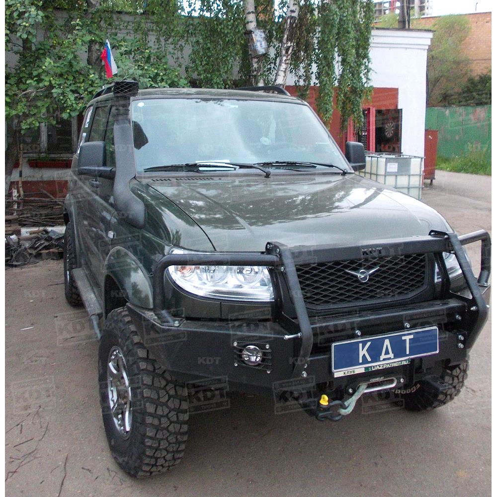 Передний силовой бампер со съемным кенгурином - УАЗ Патриот