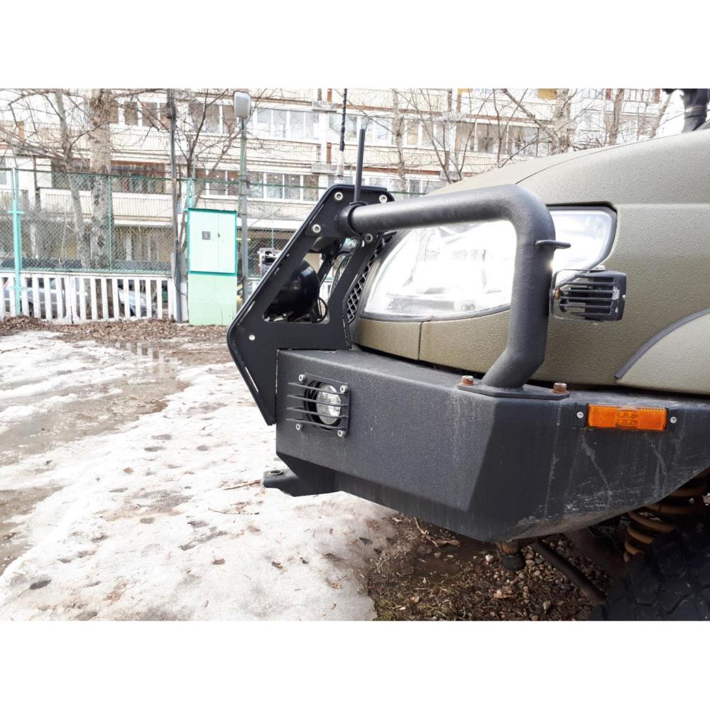 Передний силовой бампер со съемным кенгурином - УАЗ Патриот