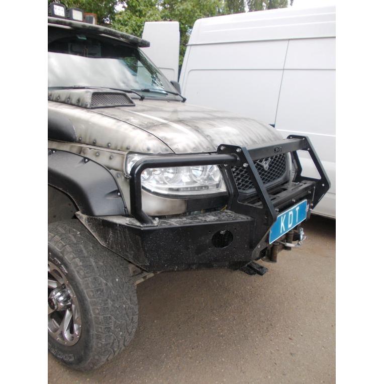 Передний силовой бампер со съемным кенгурином - УАЗ Патриот