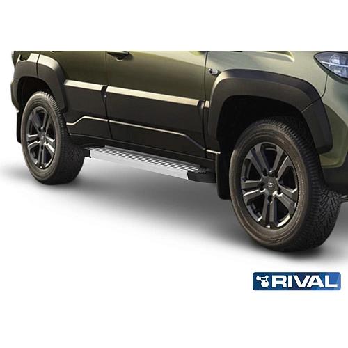 Порог-площадка "Silver" F160AL + комплект крепежа