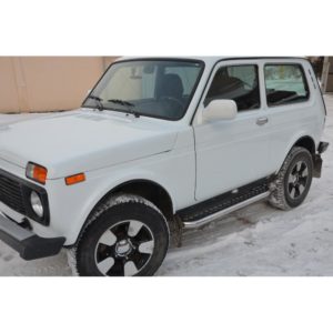 Пороги с накладным листом Lada (ВАЗ) Niva 2121