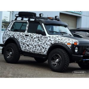 Расширители колесных арок Lada Niva 3-дверная под стандартные арки