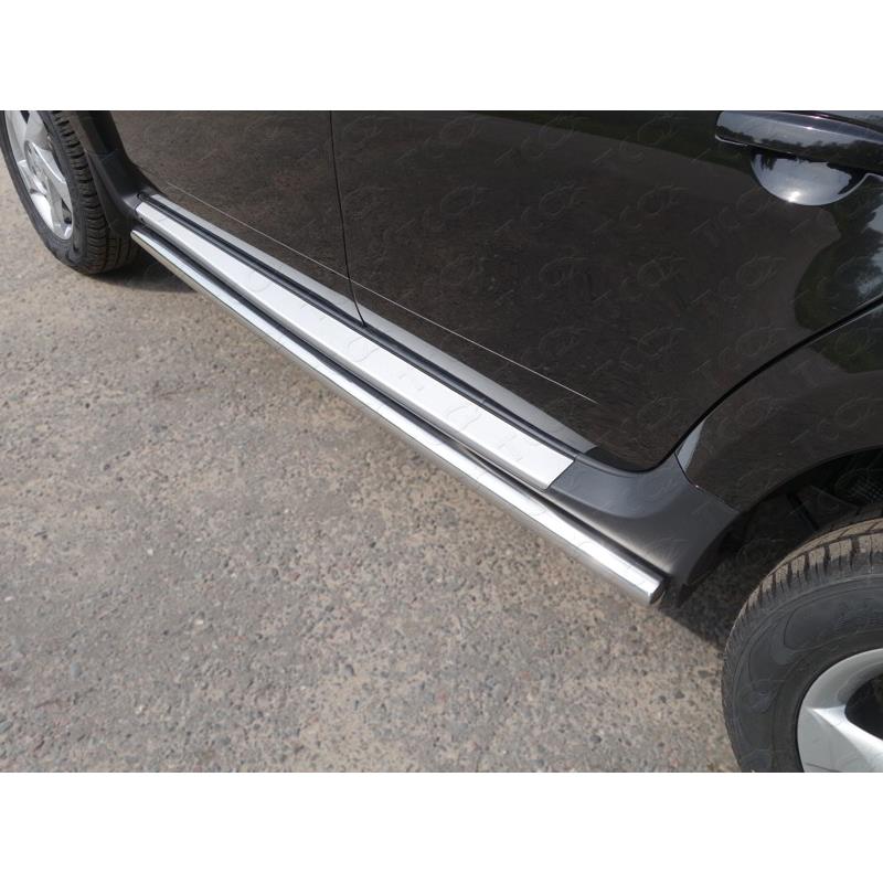 Тюнинг для RENAULT Duster 2015-2020 Пороги труба 60