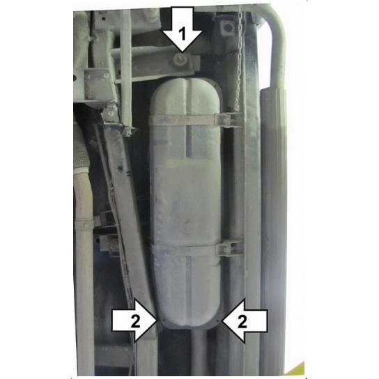 Защита бака UAZ Патриот 2013-2016