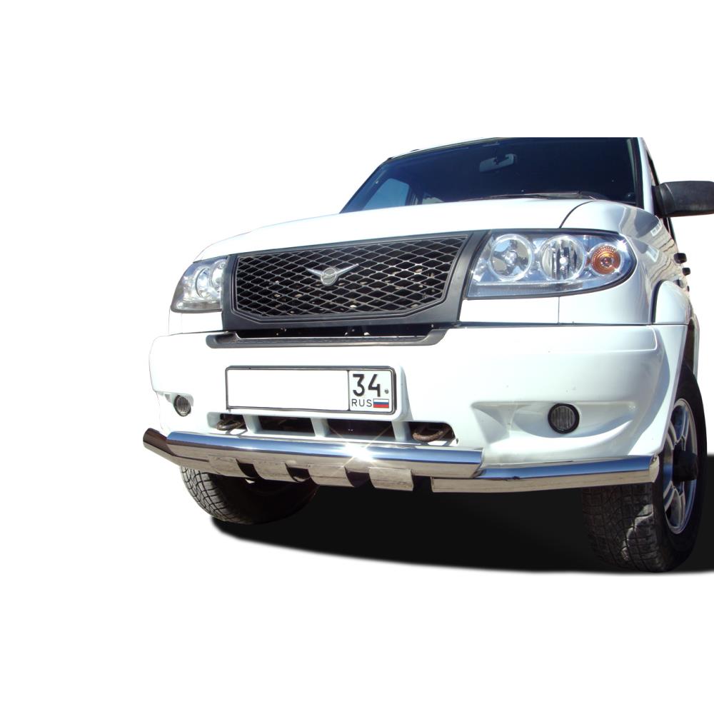 Защита переднего бампера (G) УАЗ Patriot 2005