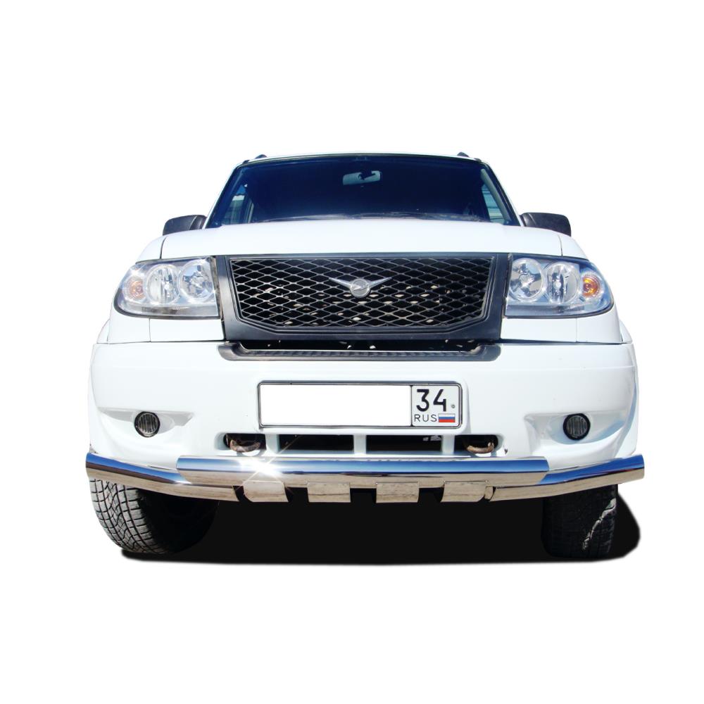 Защита переднего бампера (G) УАЗ Patriot 2005