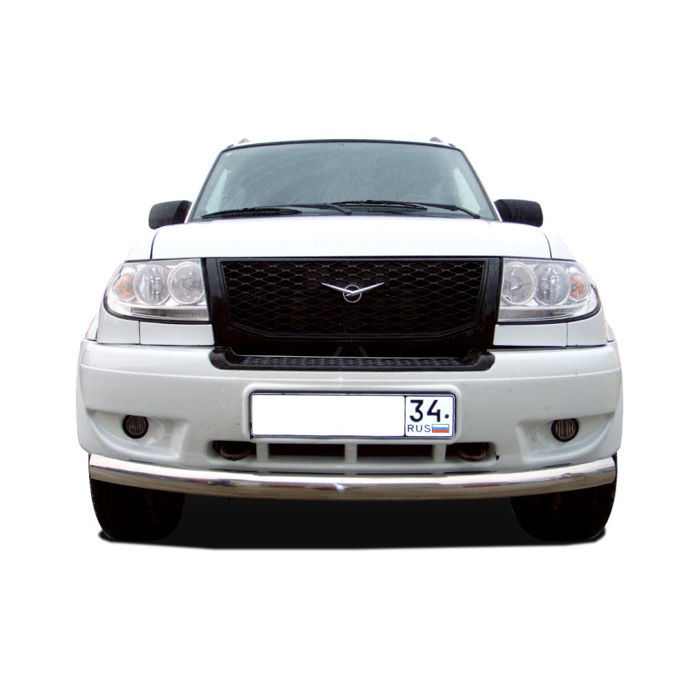 Защита переднего бампера радиус УАЗ Patriot 2005