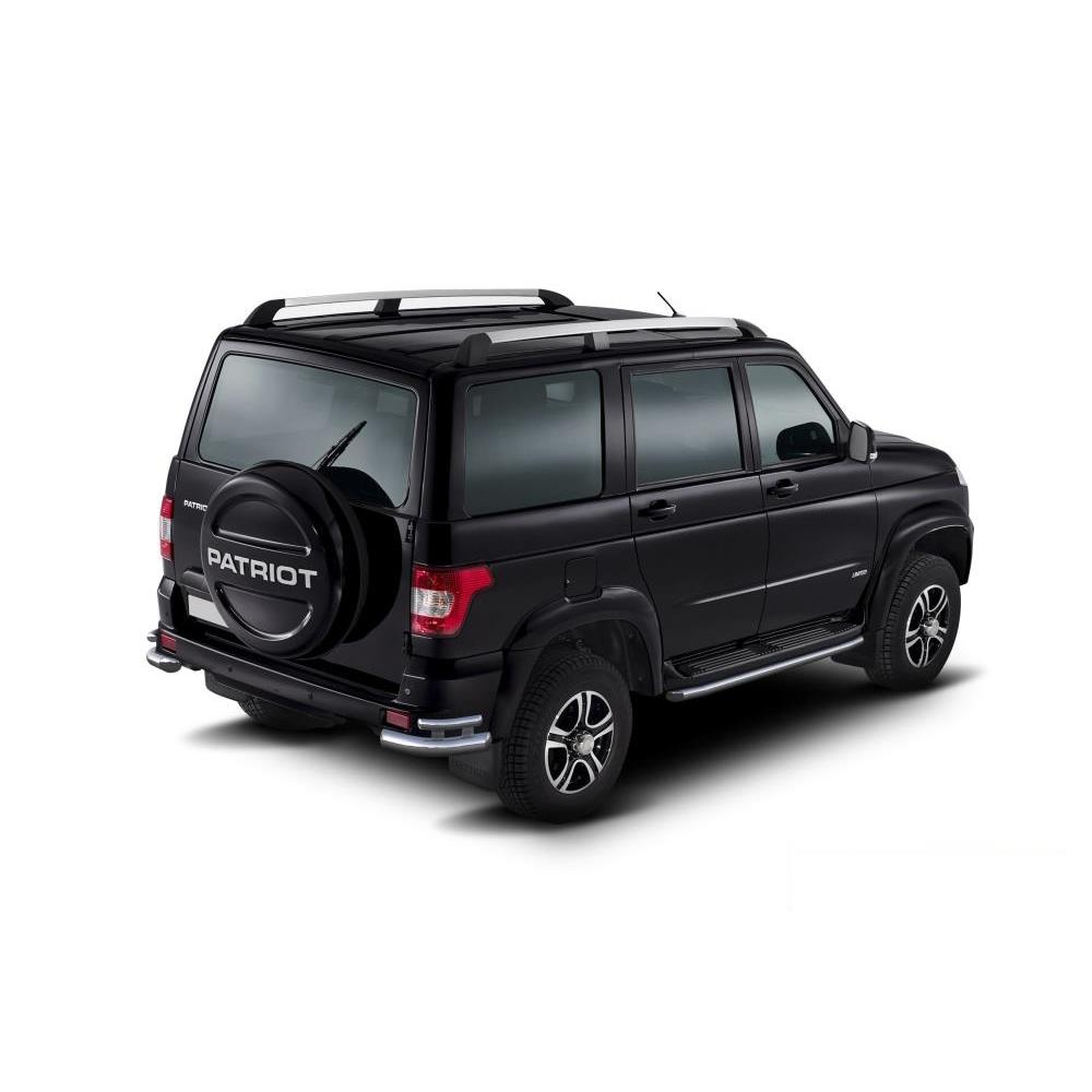 Защита заднего бампера d76+d42 уголки + комплект крепежа