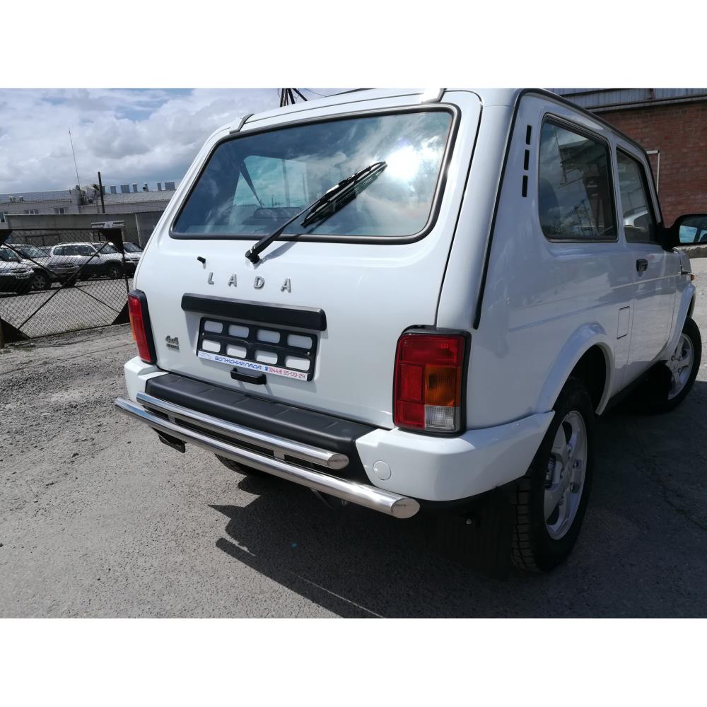 Защита заднего бампера двойная Niva 2121 Urban 2014