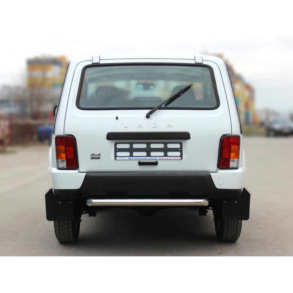 Защита заднего бампера одинарная d-60