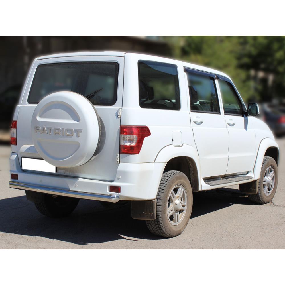 Защита заднего бампера радиусная d-76