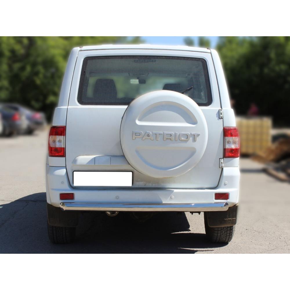 Защита заднего бампера радиусная d-76