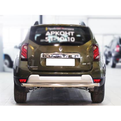 Защита заднего бампера радиусная одинарная d-60 (без фаркопа) (RD15_3.1)