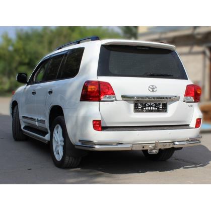 Защита заднего бампера "уголки" d-76+43 (LCN2012_8.2)