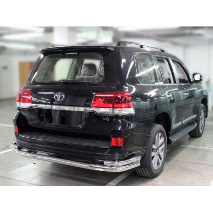 Защита заднего бампера "волна" d-76+53 (LCN18_10EXL)