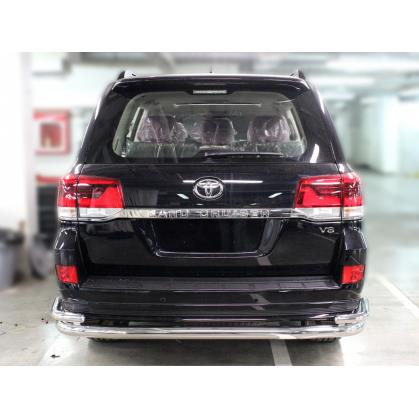 Защита заднего бампера "волна" d-76+53 (LCN18_10EXL)