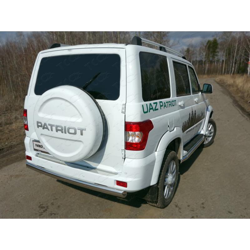 Защита задняя (овальная) 75х42 мм УАЗ Патриот