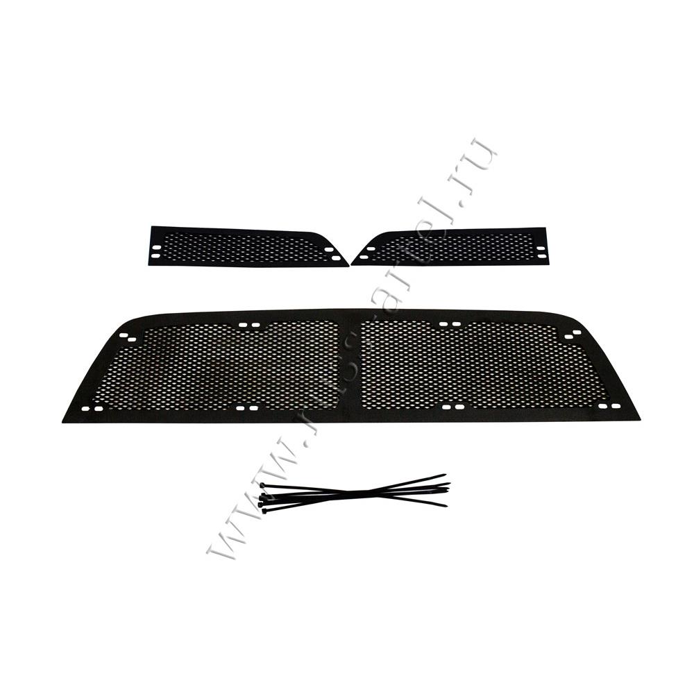 Защитная сетка решетки радиатора и решетки переднего бампера Renault Duster 2015-2020 (I рестайлинг)