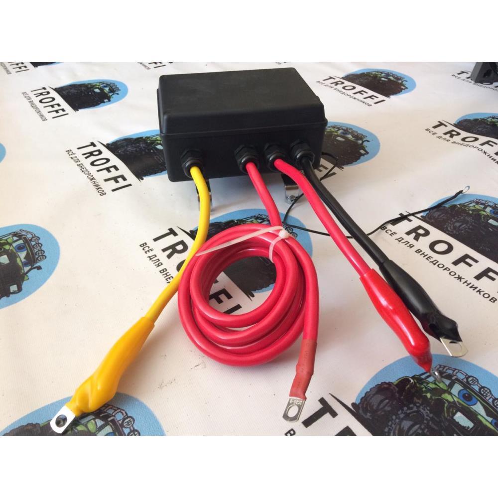 12V Electric Winch 12000lbs / 5443 кг (блок управления влагозащищен IP66) с кевларовым тросом 10mm 4922 Mono
