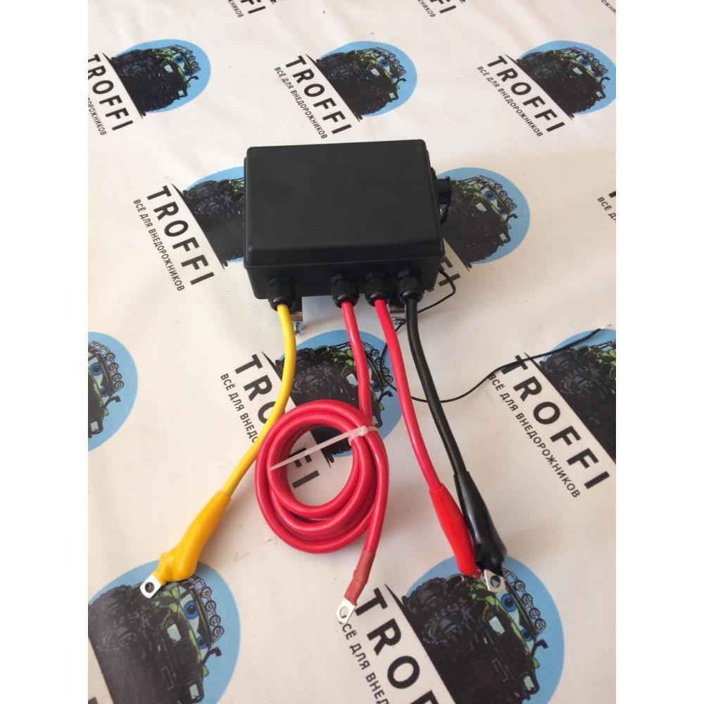 12V Electric Winch 12000lbs / 5443 кг (блок управления влагозащищен IP66) с кевларовым тросом 10mm 4922 Mono